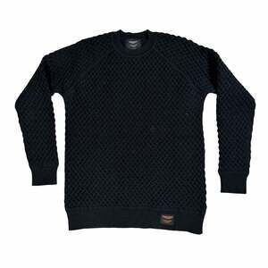 Womens Aston Martin Racing by Hackett Honeycomb Textured Crewneck Sweater XL